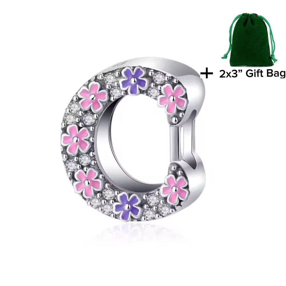 Letter C Bead Charm | 925 Silver | Brand New